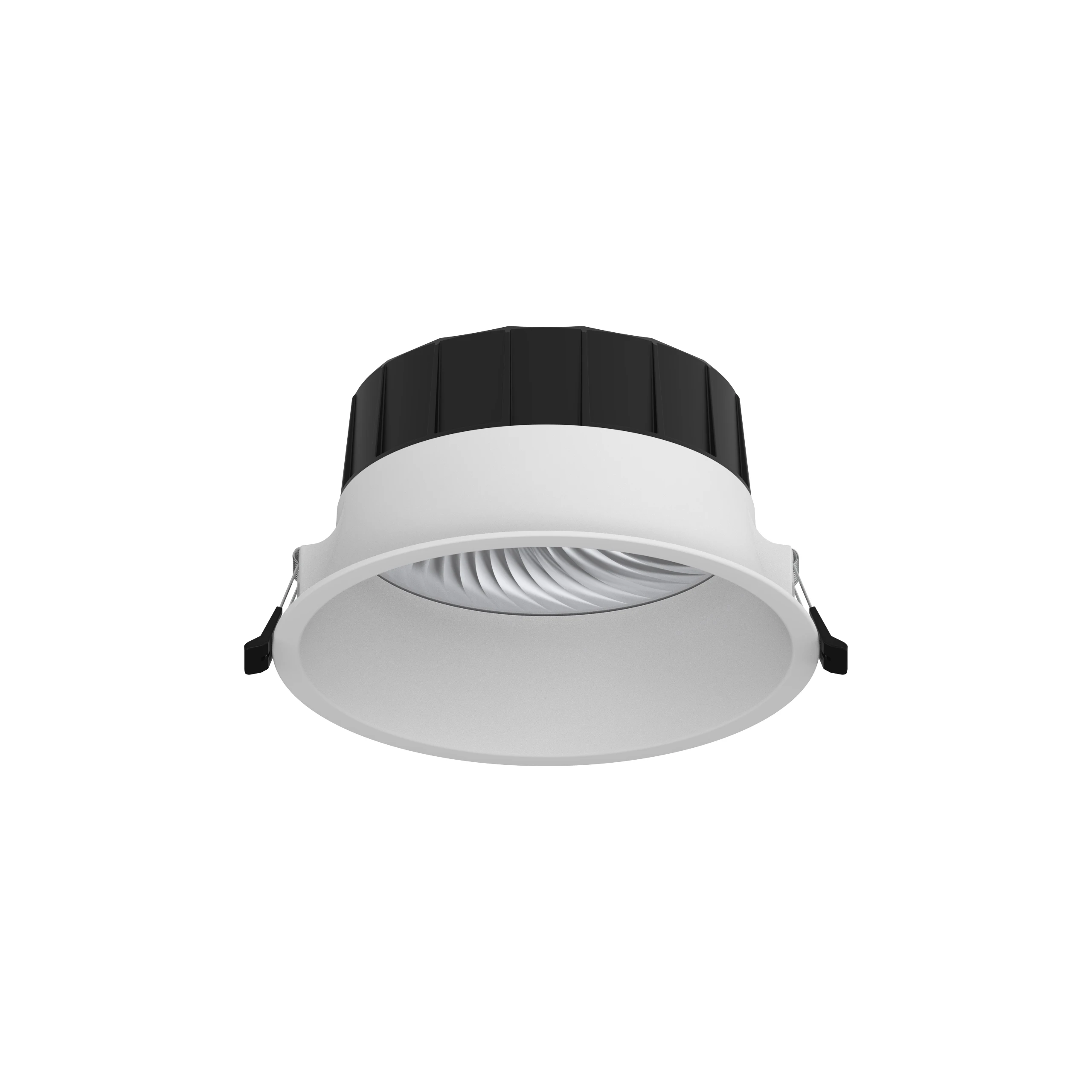 High Power Indoor COB Recessed Downlight with Gold Reflector 40W 50W DALI Driver  Round Ceiling Light