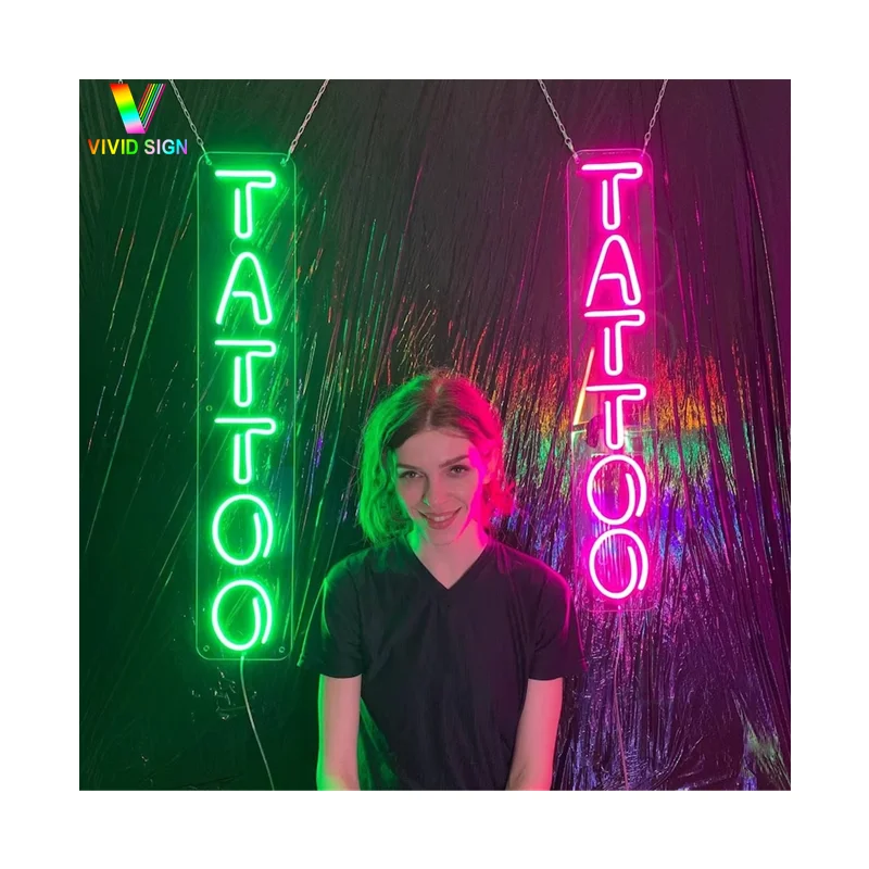 Dropshipping personalised neon sign barber shop logo beauty salon hair tattoo neon sign custom led neon sign for business
