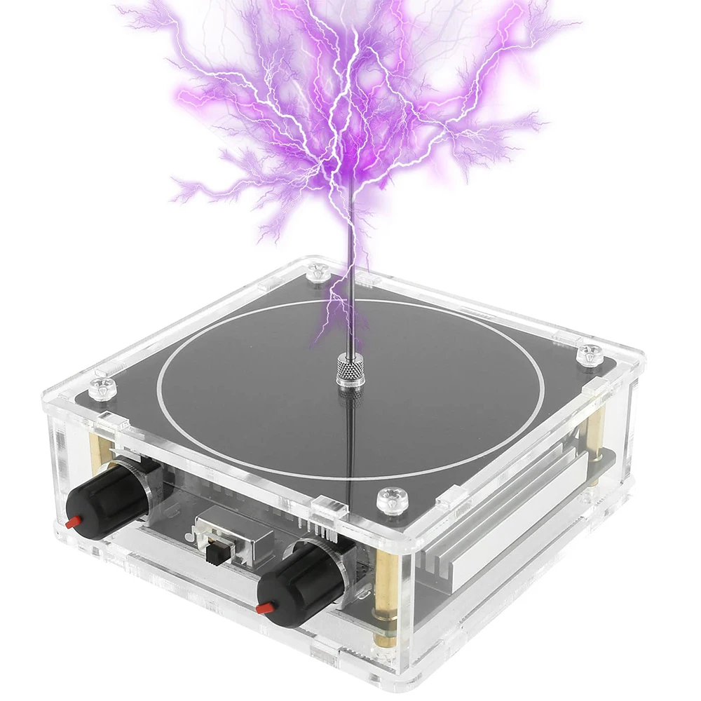 642 Music Tesla Coil Music Box Artificial Lightning Touchable Audio Input Bluetooth Scientific Experiment  European Regulations