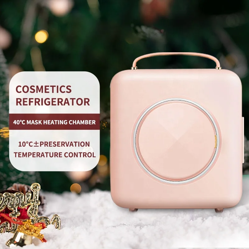 Mini Refrigerator Cosmetic Hotel Beauty For Bar Refrigerators Portable Small Car Makeup Skincare Skin Care 4L Custom 12V Fridge