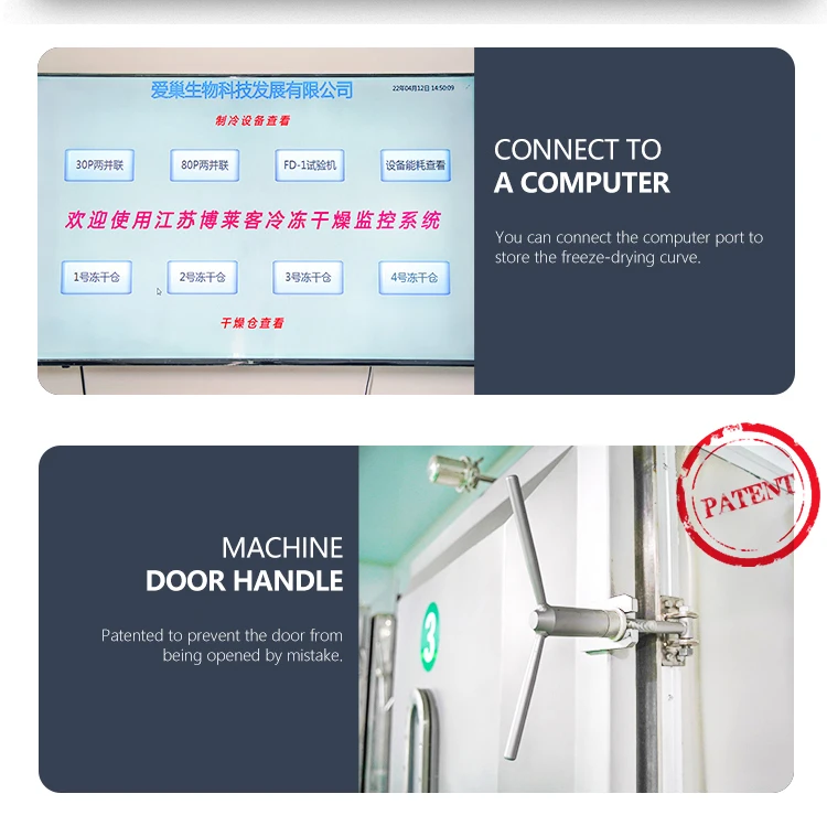 New Original intelligent control multi-system integration complete specifications freeze dryer machine