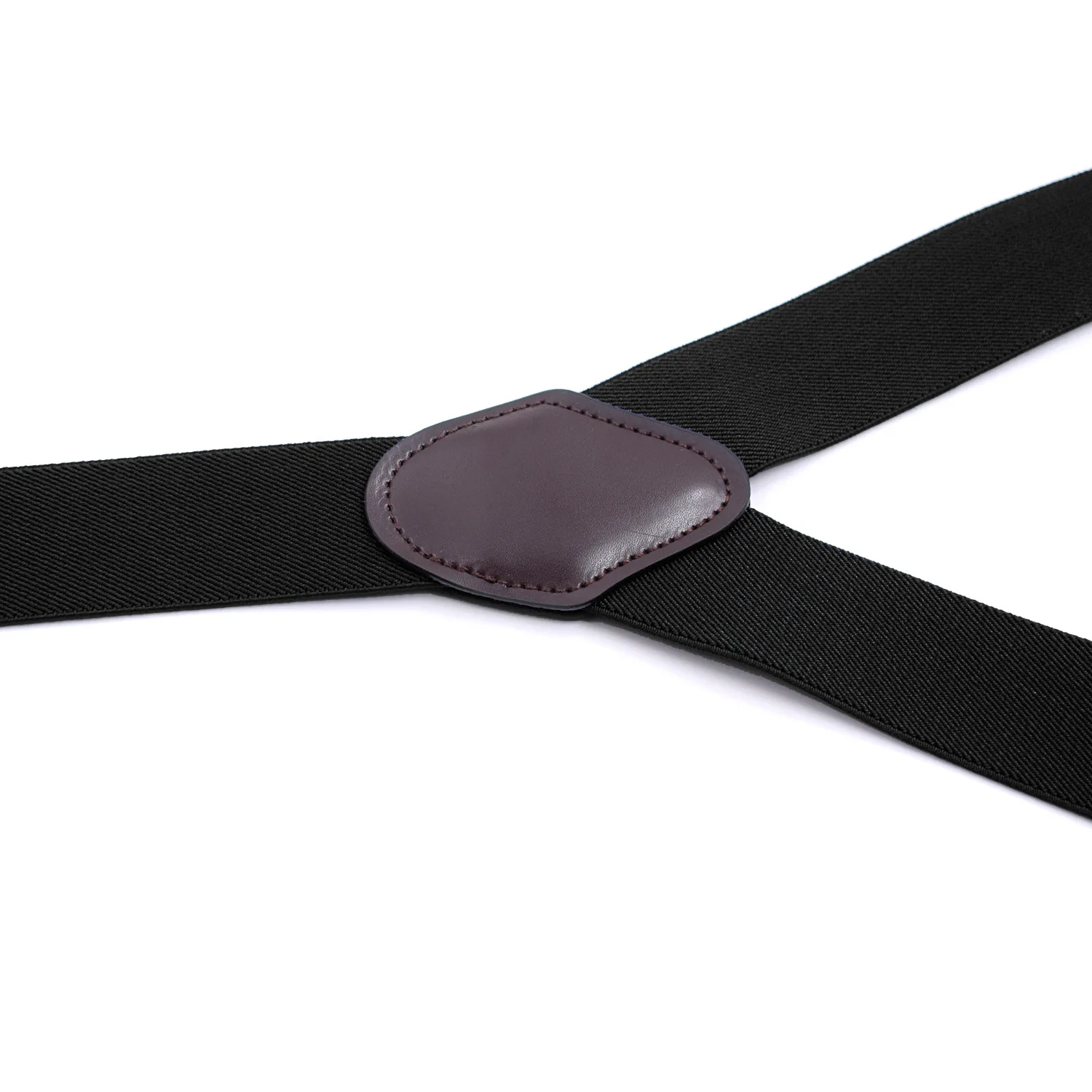 Clasp 47inches Black Suspenders for Men Pants Adult Suspender Y Shirt Cotton Elastic Hook Women Larger High Braces 2.5x120cm