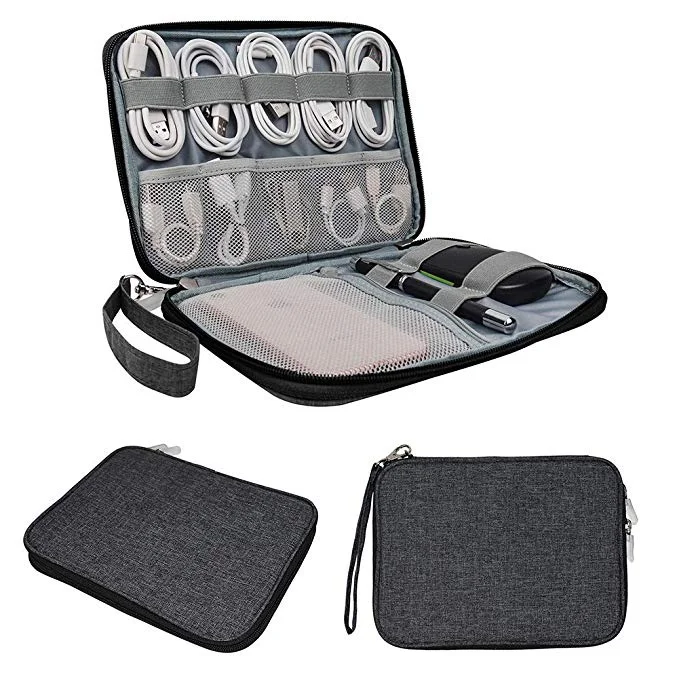 Digital accessories storage organizer mobile phone charger cables storage bag