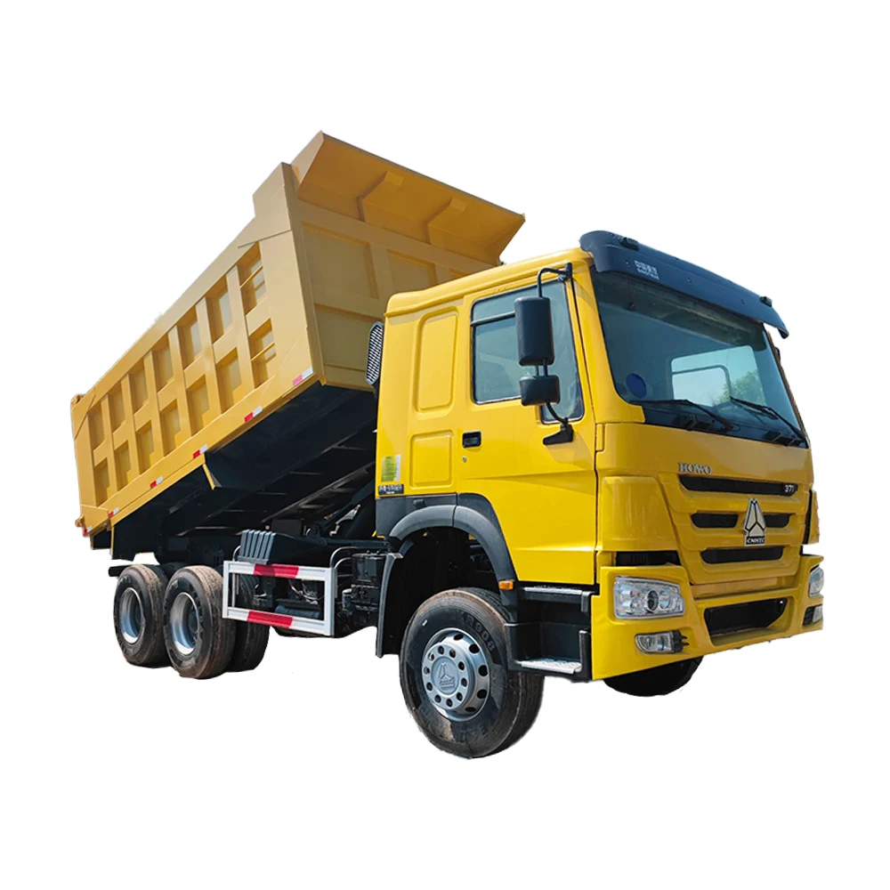 10 Wheels Howo Dump Truck 371 375 HP Used Left Hand Drive Sinotruk Tipper Truck Second Hand Sino Trucks