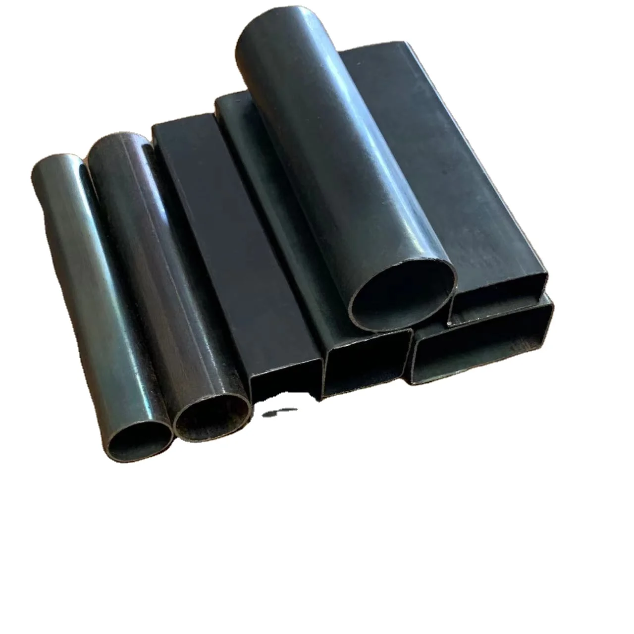 Modern Design Square and Rectangular Hollow Section Steel Tube Black Carbon Steel for Villa Applications Plate Type