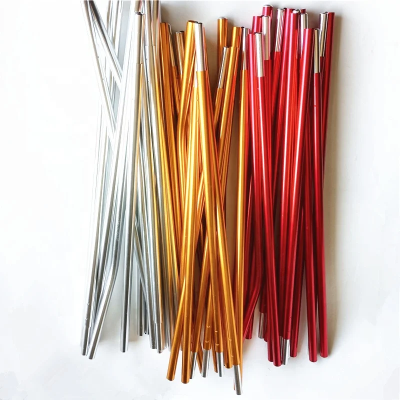 Tarp Pole Seamless Tube Tent Pole Manufacturers Aluminum Alloy 7001 Telescopic Aluminum Camping Flexible 7000 Series Aluminum
