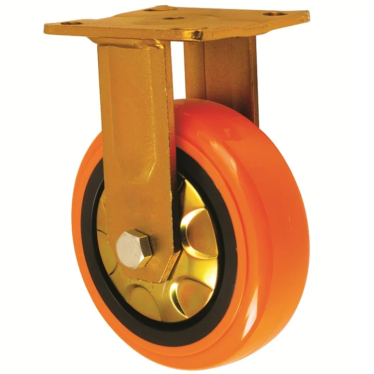 Тяжелые оранжевые пластины двойной шариковый подшипник нейлоновый ролик колеса