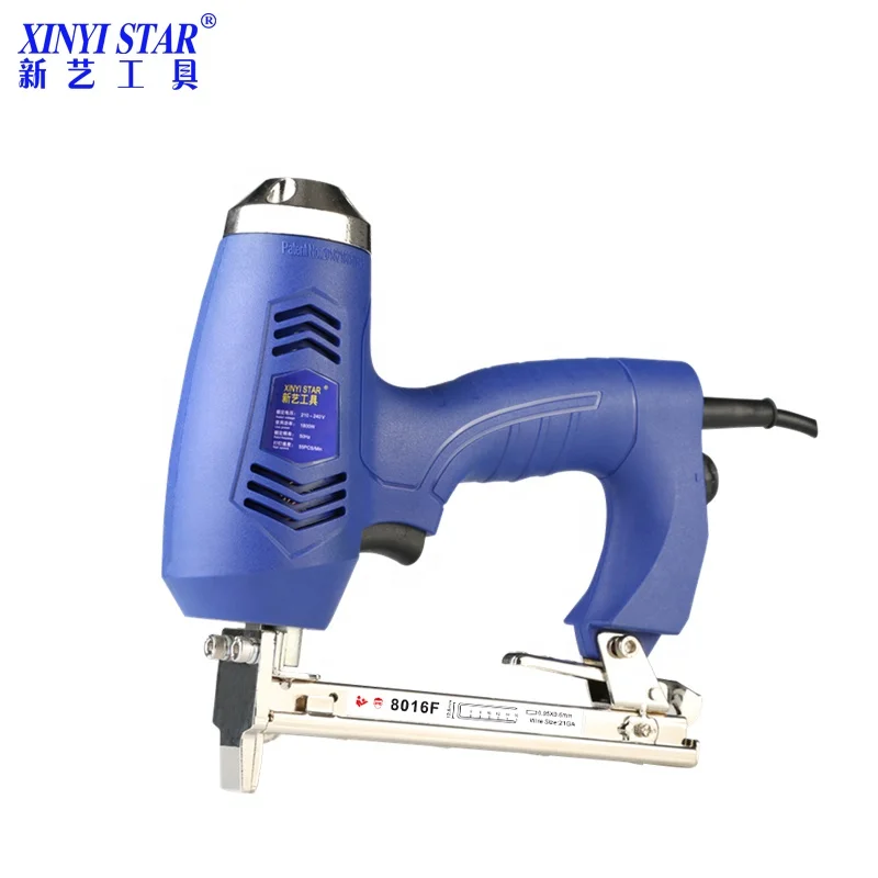 XINYI 8016F AC electric stapler  machine manual staple gun tacker