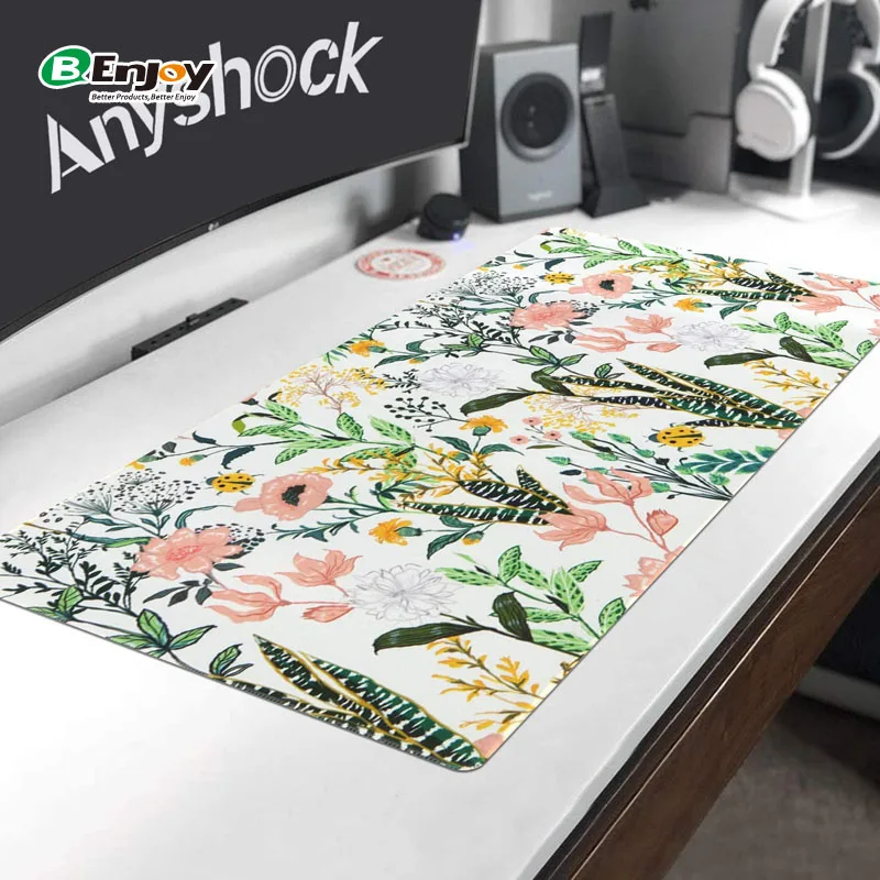 High quality custom desktop sublimation printing Xxl large mouse pad waterproof rubber game mouse pad