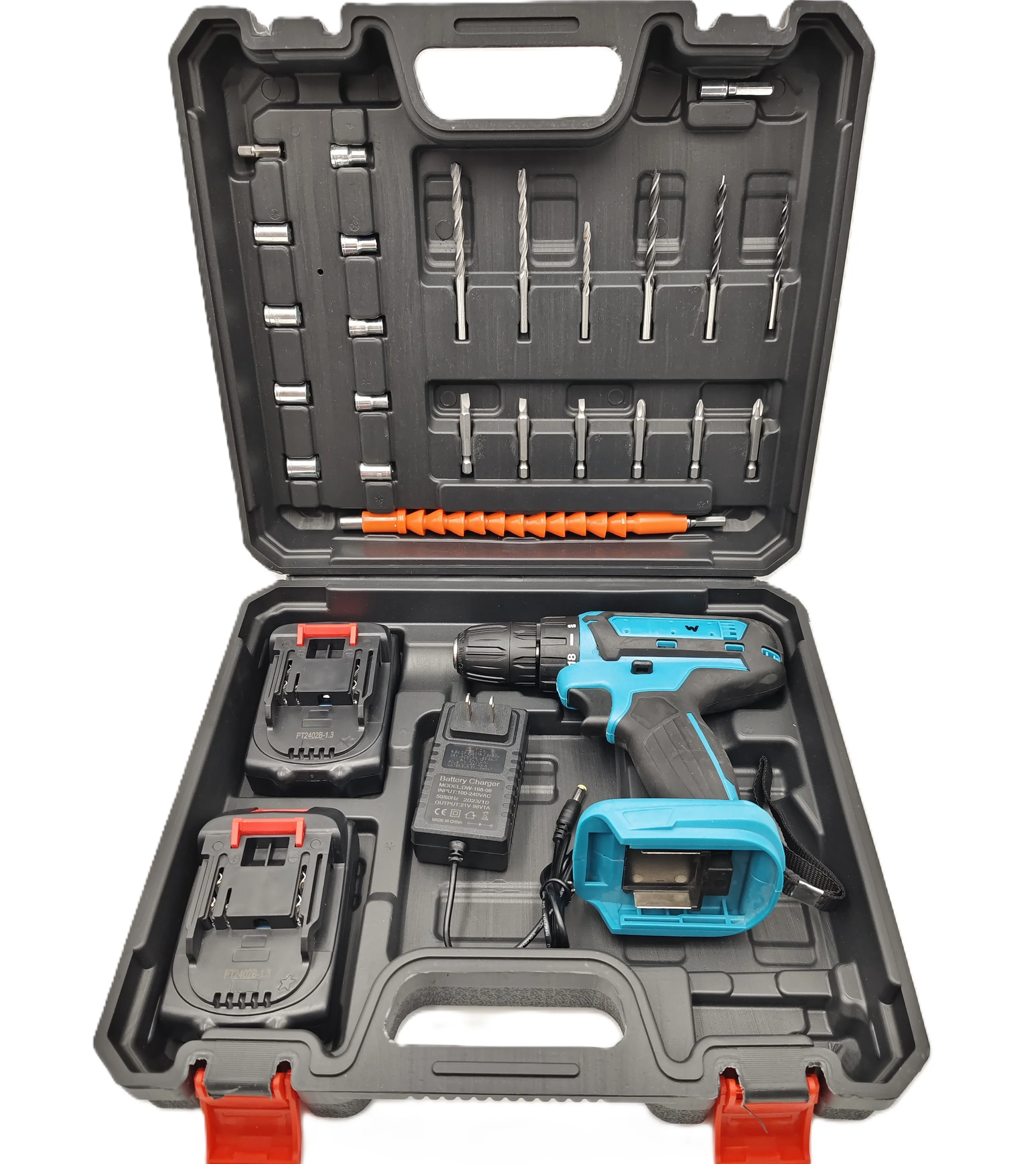 Hand Drilling Machine Set Cordless Brushless Drill with Battery Power Source Customizable OEM Tool Set