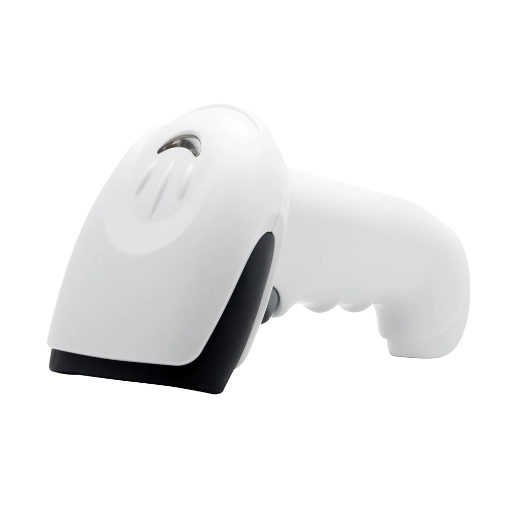 Handheld wired USB 1/2D White black color Scanner Barcode Scanner