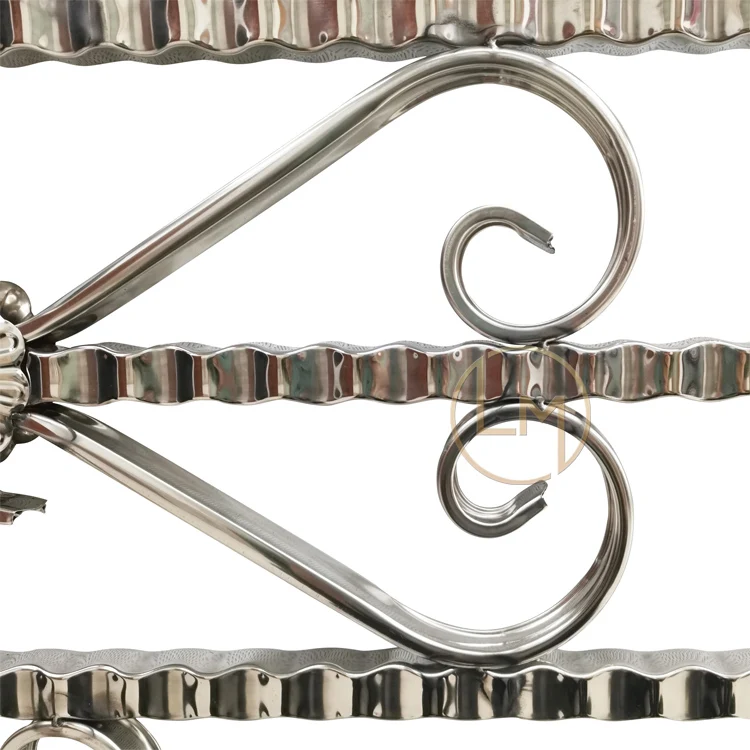 High Quality New Modern Dubai Simple Big Steel Wrought Iron Window Grill Design