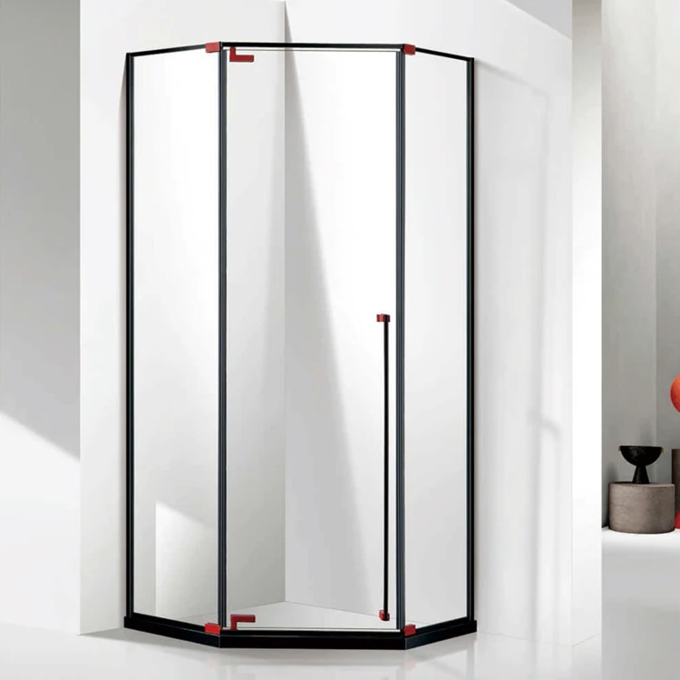 Hotel Use Direct China Factory Shower Enclosure 10mm Tempered Glass Stand up Modern Design Shower Door