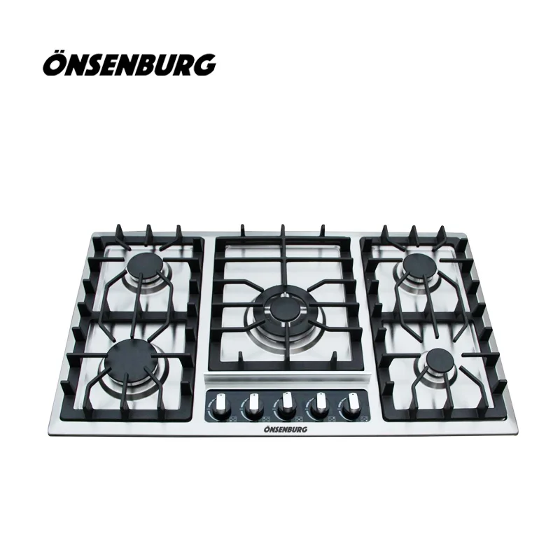 home kitchen hot sale five burners built-in gas hob