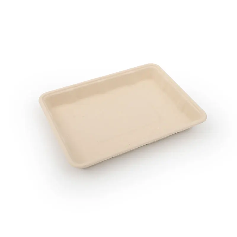 Dinnerware Set Food Rectangle Tray Free PFAS Chemical Oven Safe Disposable Minimalist Plate Dish Plastic Plate Set of 10 5000pcs