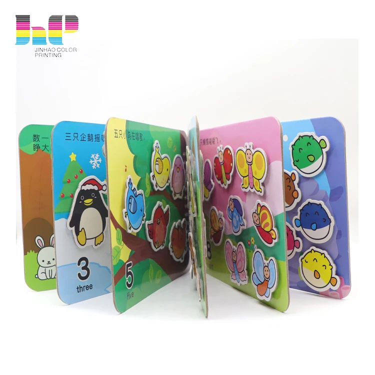 Customized Early Education ABC Numbers Animal Push Button Sound Board Talking Arabic Children Book Printing