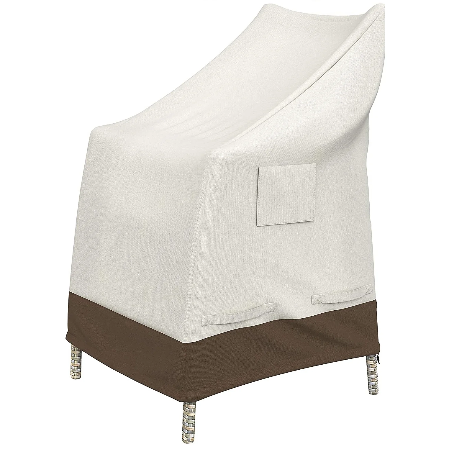 
Premium Quality High Back Patio Chair Cover Outdoor Furniture Cover pastoral style 