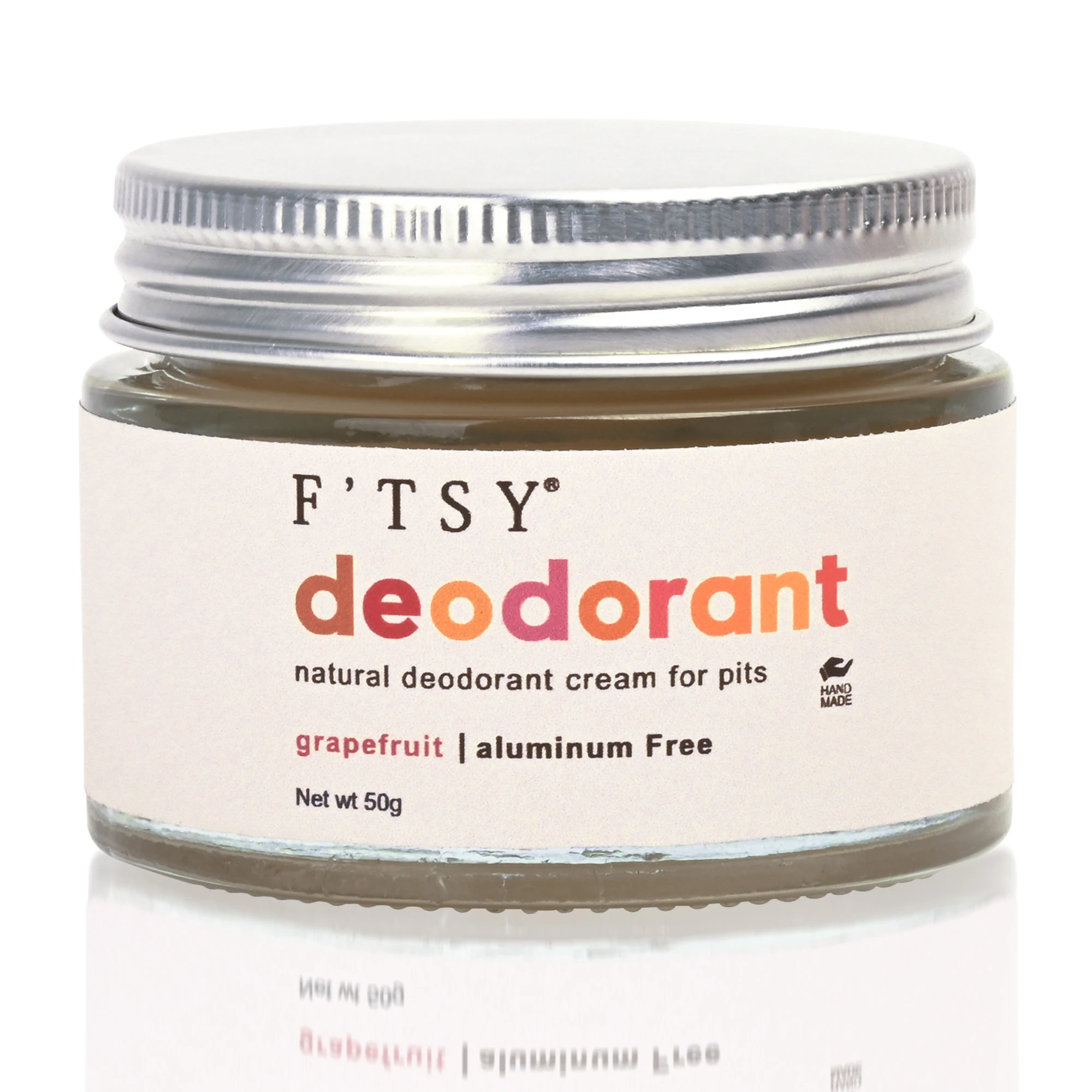 Creamy Deodorant Cream Arms100% Handmade Cosmetics Aluminum Free Grapefruit Natural Deodorant Cream For Pits