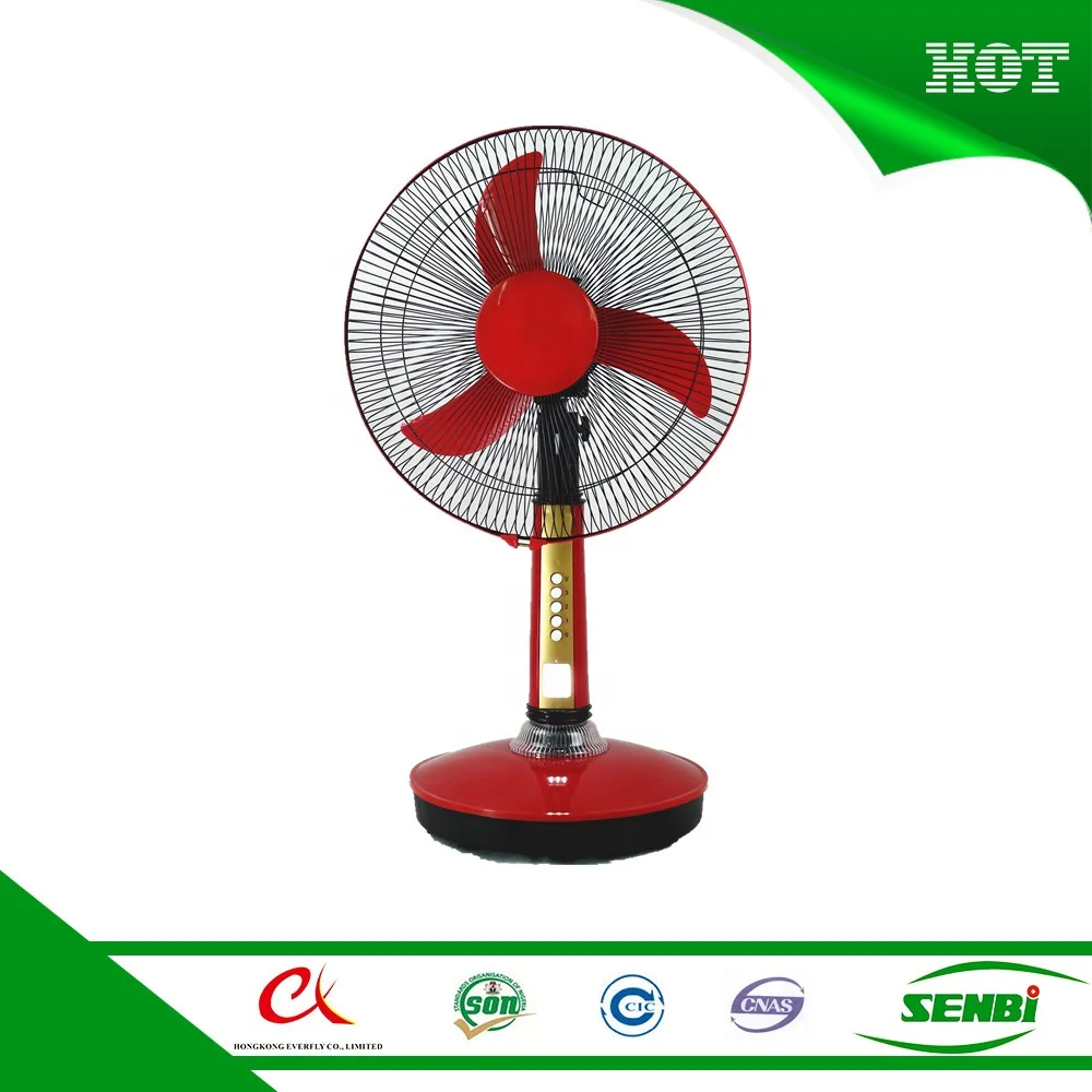 16' orignal 12v 15w home table fan royal dc solar energy light system