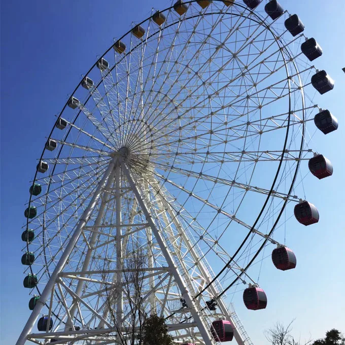 Amusement Park Equipments  Fairground Rides 65m  Ferris Wheel For Sale