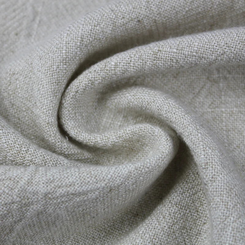 Hometextile Living Room Sofa Rayon Linen Yarn Dyed Solid Fabric for Skirt Suit Dress Pant Trouser Shirt Fabric OCS Certified