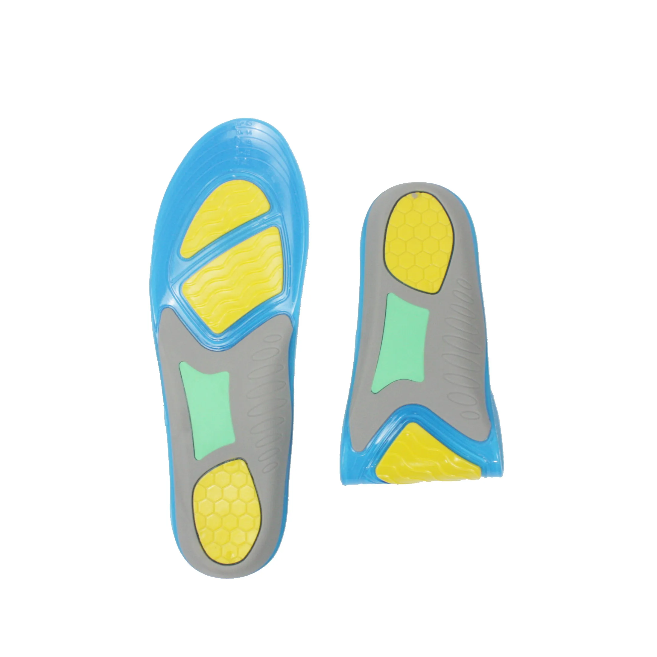 Running sports soft and comfortable shock-absorbing non-slip breathable TPE gel insole
