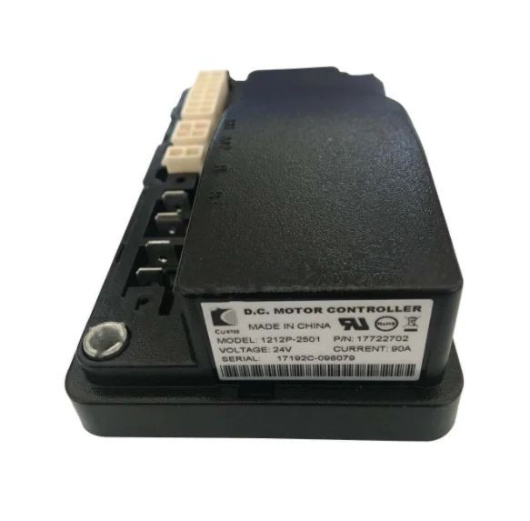 CURTIS Programmable Permanent Magnet Drive Motor Controller Model 1212P-2501 24V - 90A, Optional Mating Connectors