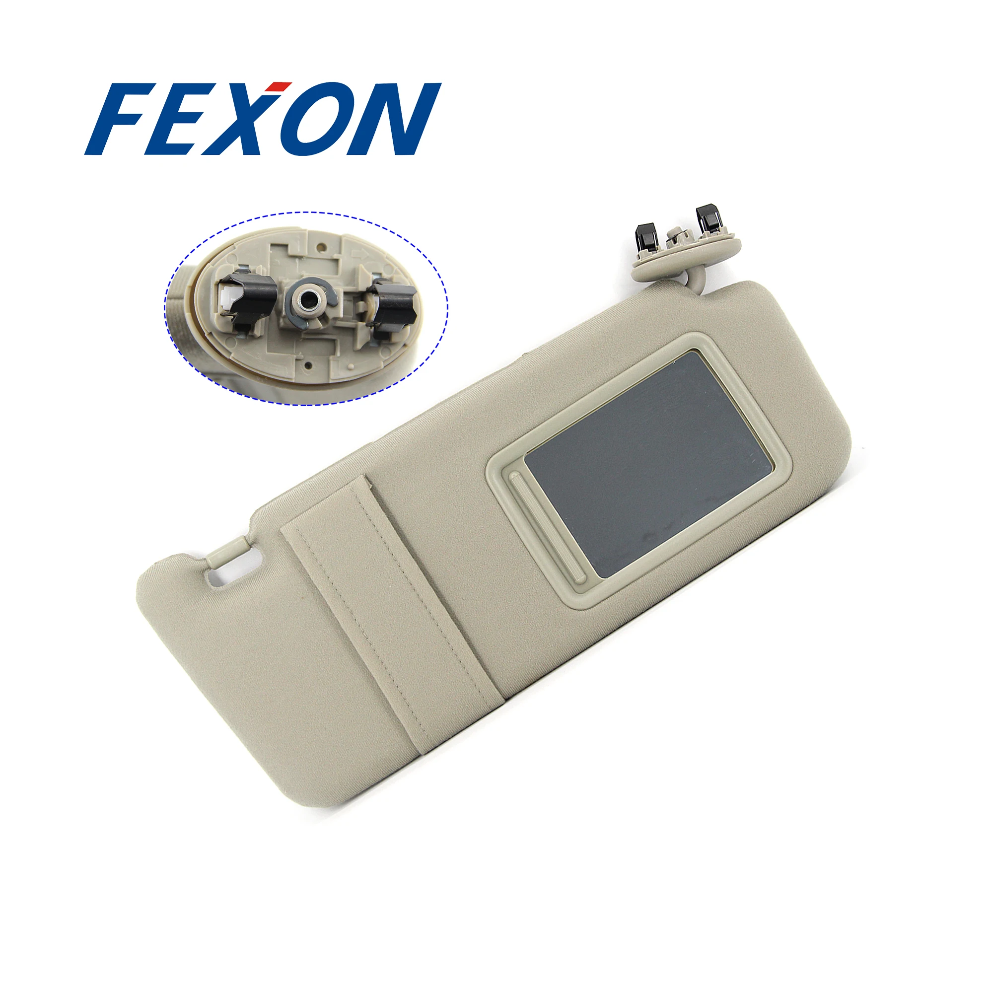 2007-2011 бежевый солнцезащитный козырек с правой стороны пассажира без солнцезащитной крыши 74310-06750-E0 7431006750E0 для TOYOTA Camry