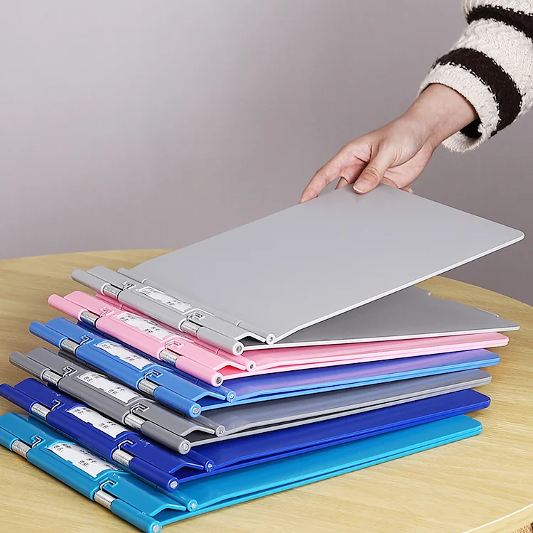 Plastic durable A4 record nursing folder anti-fall wear hospital medical record folder factory wholesale