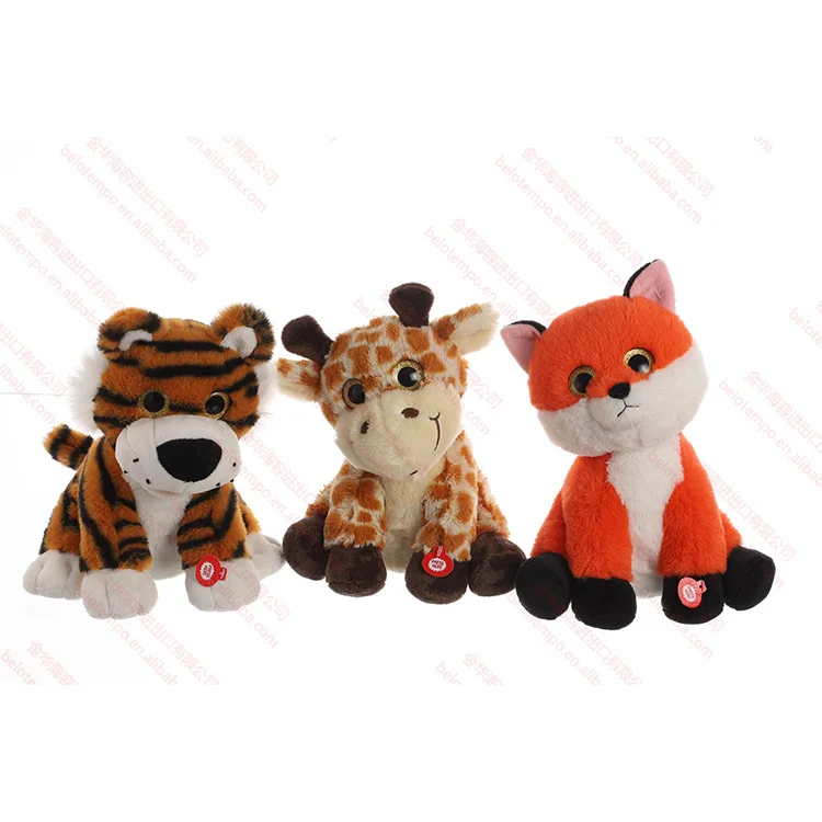Manufacturer custom plush stuffed animal toy CPC funny high quality custom plush soft toys animal a set gift for kids holiday