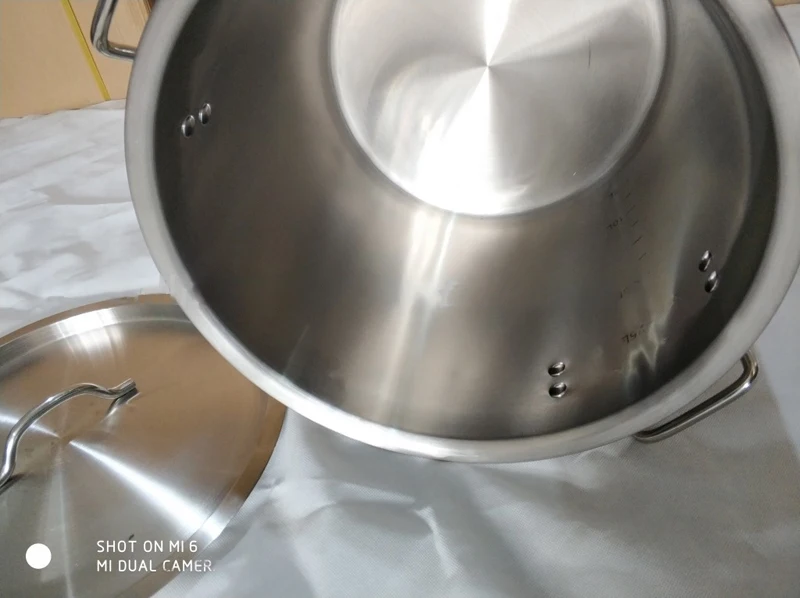 High Quality 304 Stainless Steel Stock Pot Soup Pot Gas And Induction Cooker Use Pot