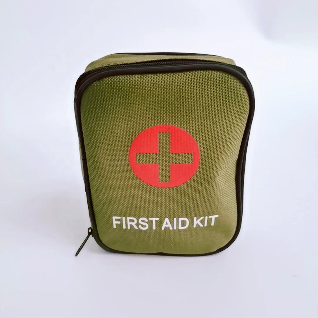 New arrive mini military first aid kit Green Wound Nursing Bags with dressing for outdoor,sports,training