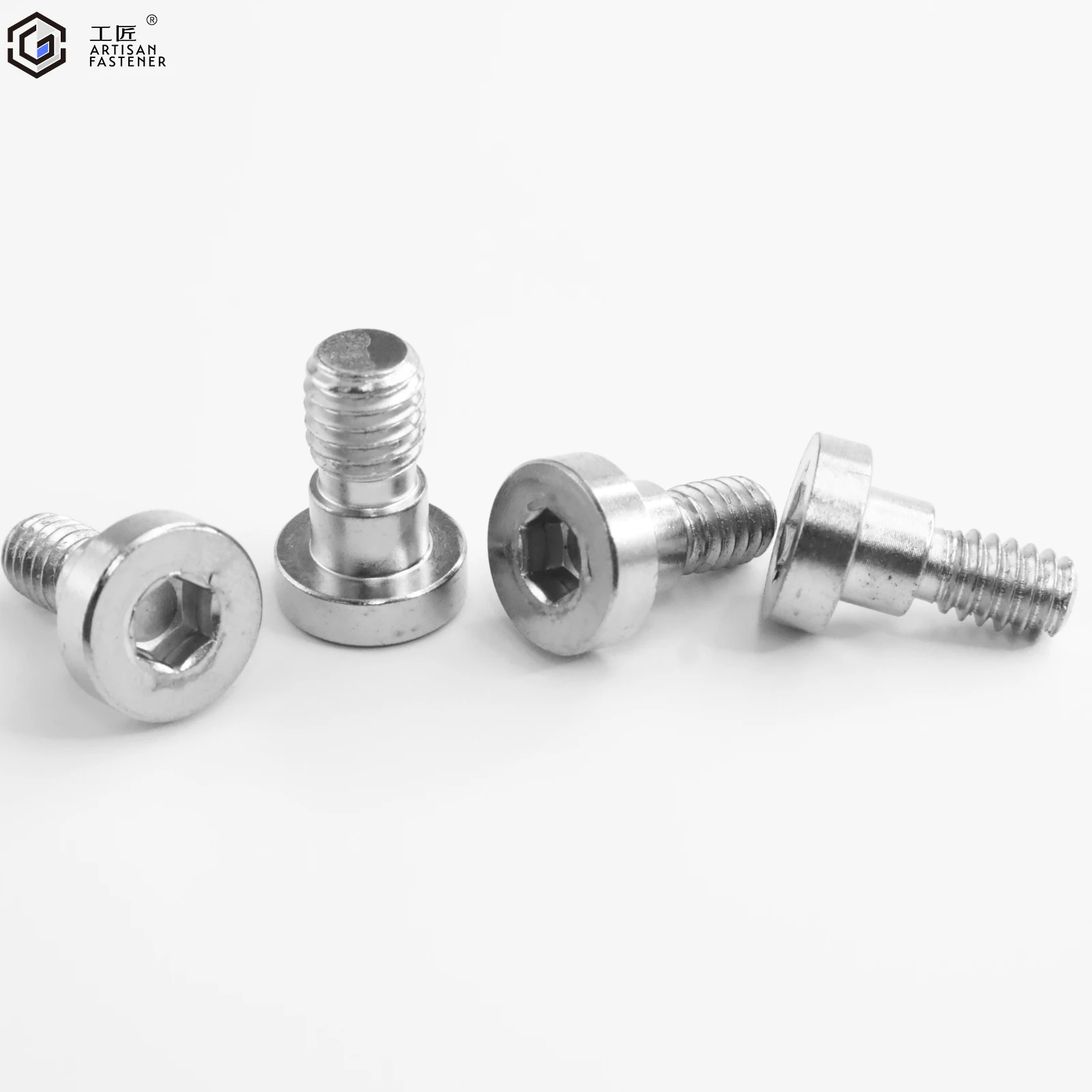304 stainless steel hexagonal plug screw, shaft shoulder, convex shoulder, equal height limit step screw M3M4M5M6M8