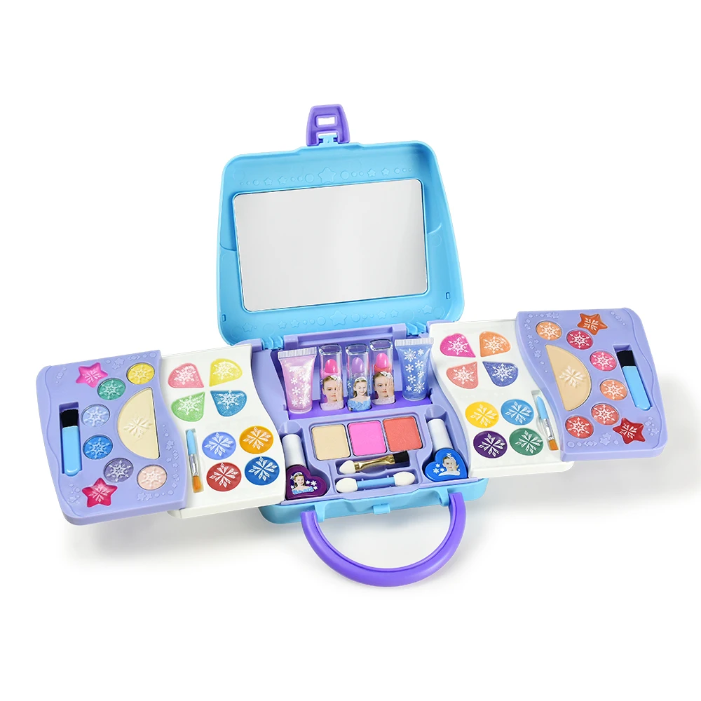 PRETTY PRINCESS Newest Fashion Safe Makeup Toy Set For Kids Girls Can Be Cleaned With Water