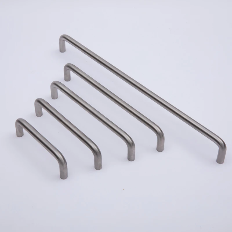 Fingerprint-Proof 304 Stainless Steel Brushed Steel U Shape Furniture Kitchen Cupboard Cabinet Drawer Door Hardware Handle Pulls