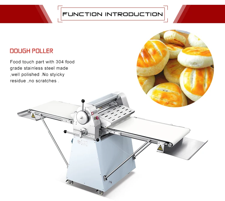 
Bakery machinery electric automatic dough press and sheeting machine croissant making machine bakery equipment 