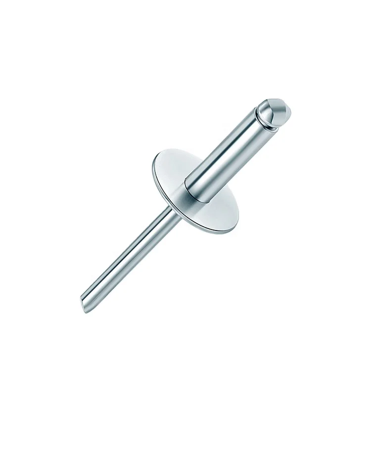 Steel Open End Blind Rivets Flat Round Head Iron Carbon Mild Steel Pop Blind Rivet