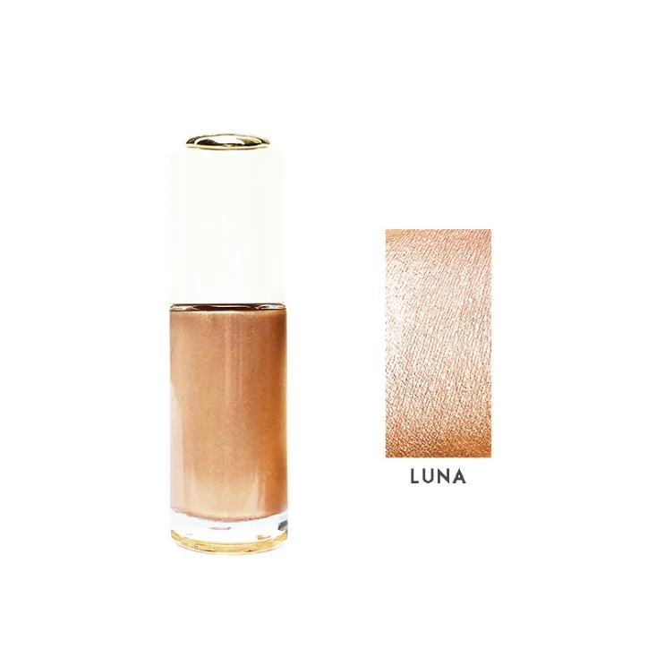 
3 Colors Private Label Makeup Highlighter Born to Glow Liquid Illuminator Bronze Body And Face Shimmer Oil 