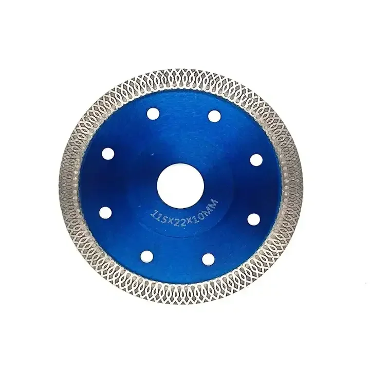 Sharp and ultra-thin 150mm  ceramic rock slab microcrystalline stone marble diamond hot pressing mesh wave cutting disc