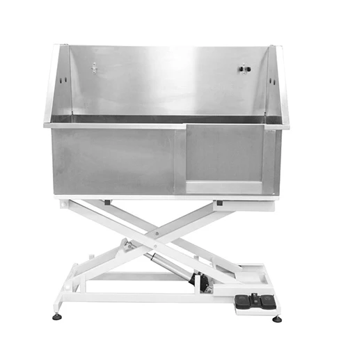 Shernbao BTSS-130E/131E Stainless Steel Electric Dog Bathtub Pet Supplies With lifting door and Sliding door