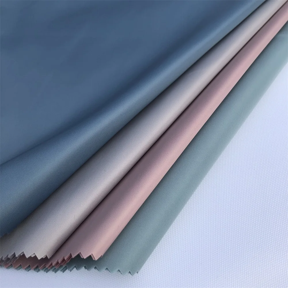 100% polyester waterproof breathable fabric Twill memory fabric PU coating fabric waterproof coating