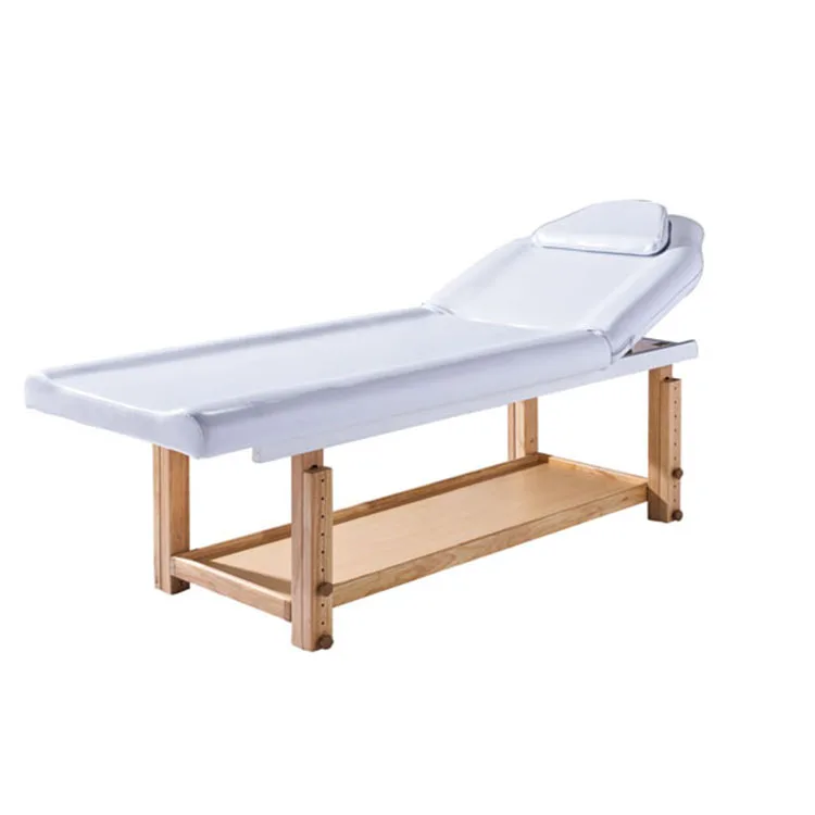 Solid wood  Adjustable cosmetic tattoo chair beauty massage table bed