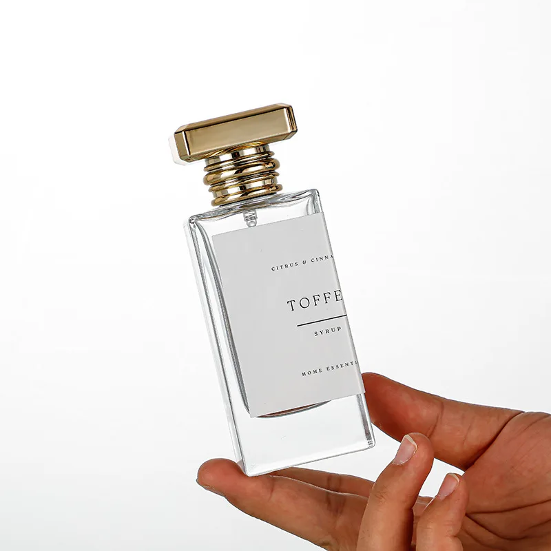 50ml Rectangle Perfume Bottle Glass Bottle for Perfumes