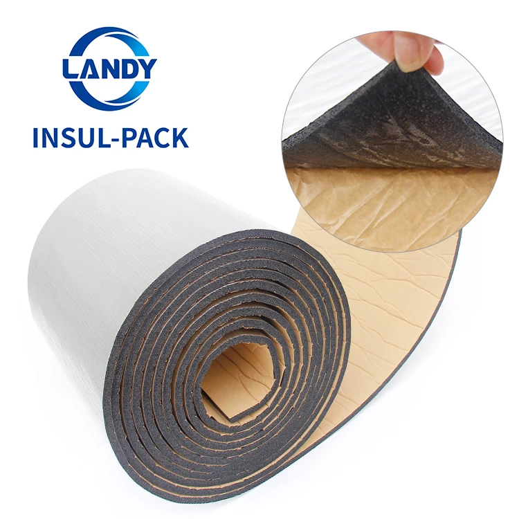 Aluminum Foil Backed Xpe Foam Adhesive Thermal Insulation Roll