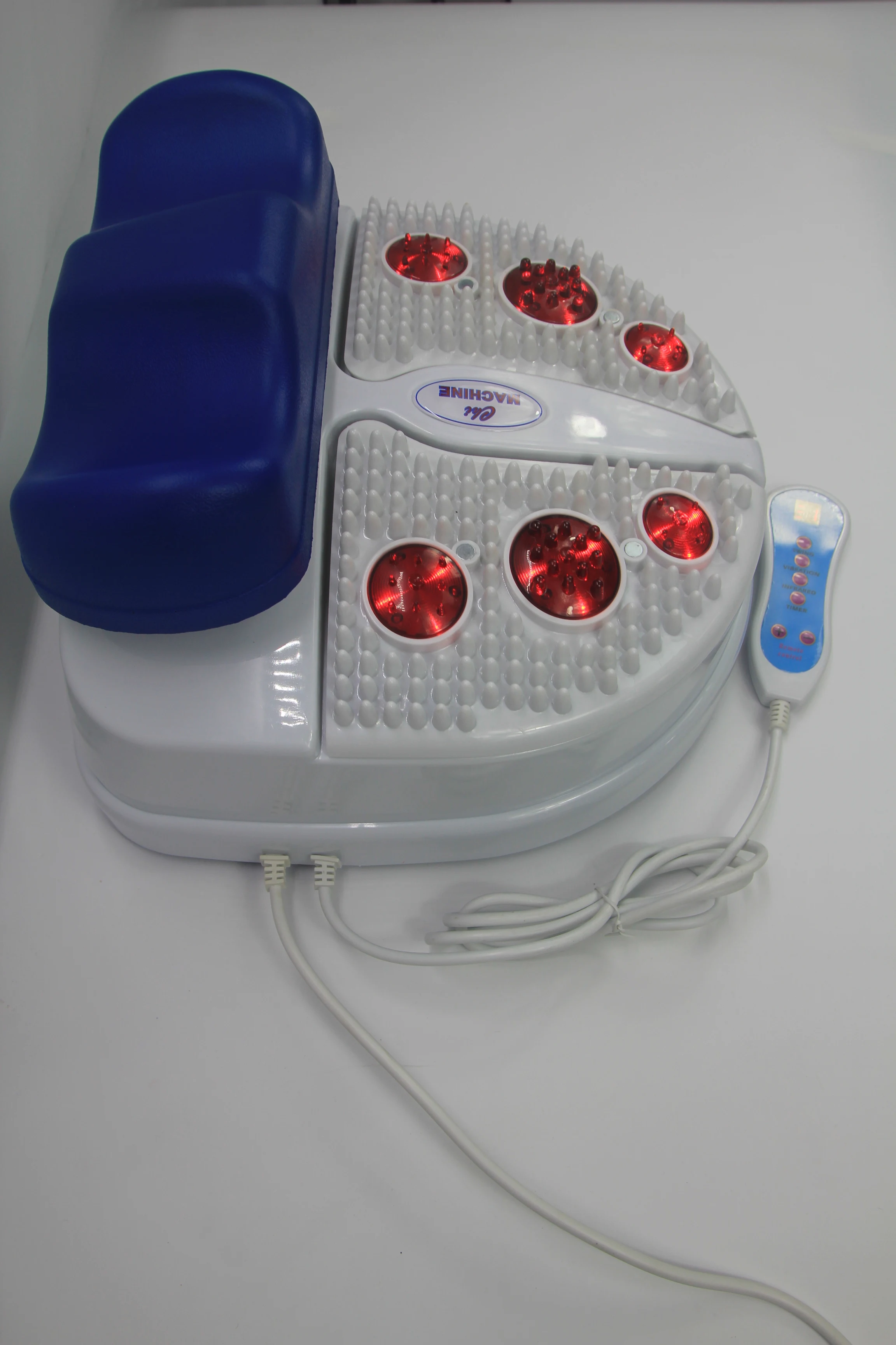 Vibro Therapy Passive Exerciser with Wired Remote Control Adjustment Foot Swing Blood Circulation Chi Machine