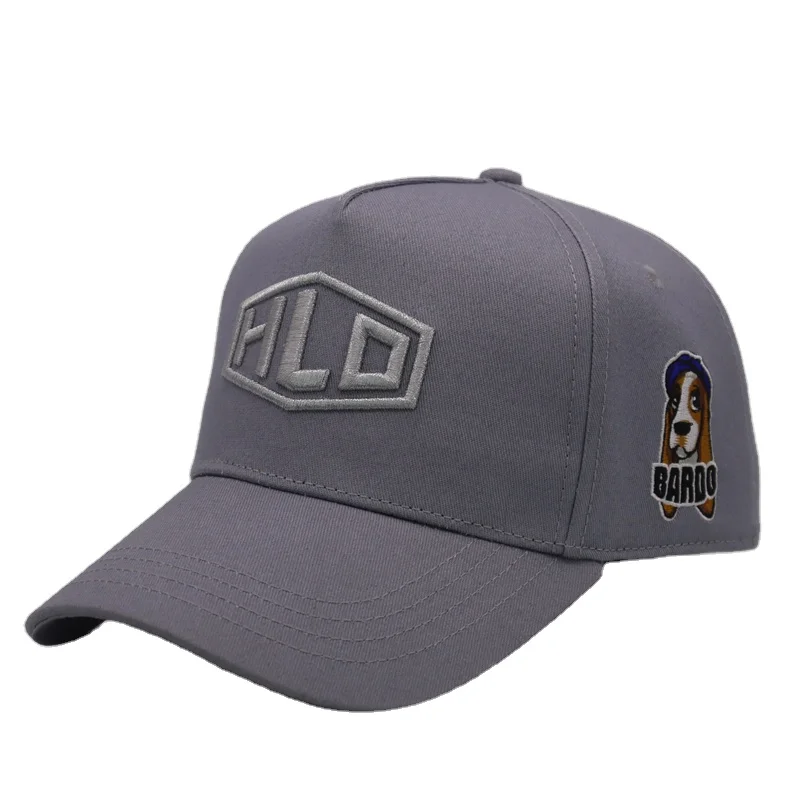 2024 custom premium quality  hot selling 3D metallic embroidery  high crown 5 panel a frame baseball hat and cap