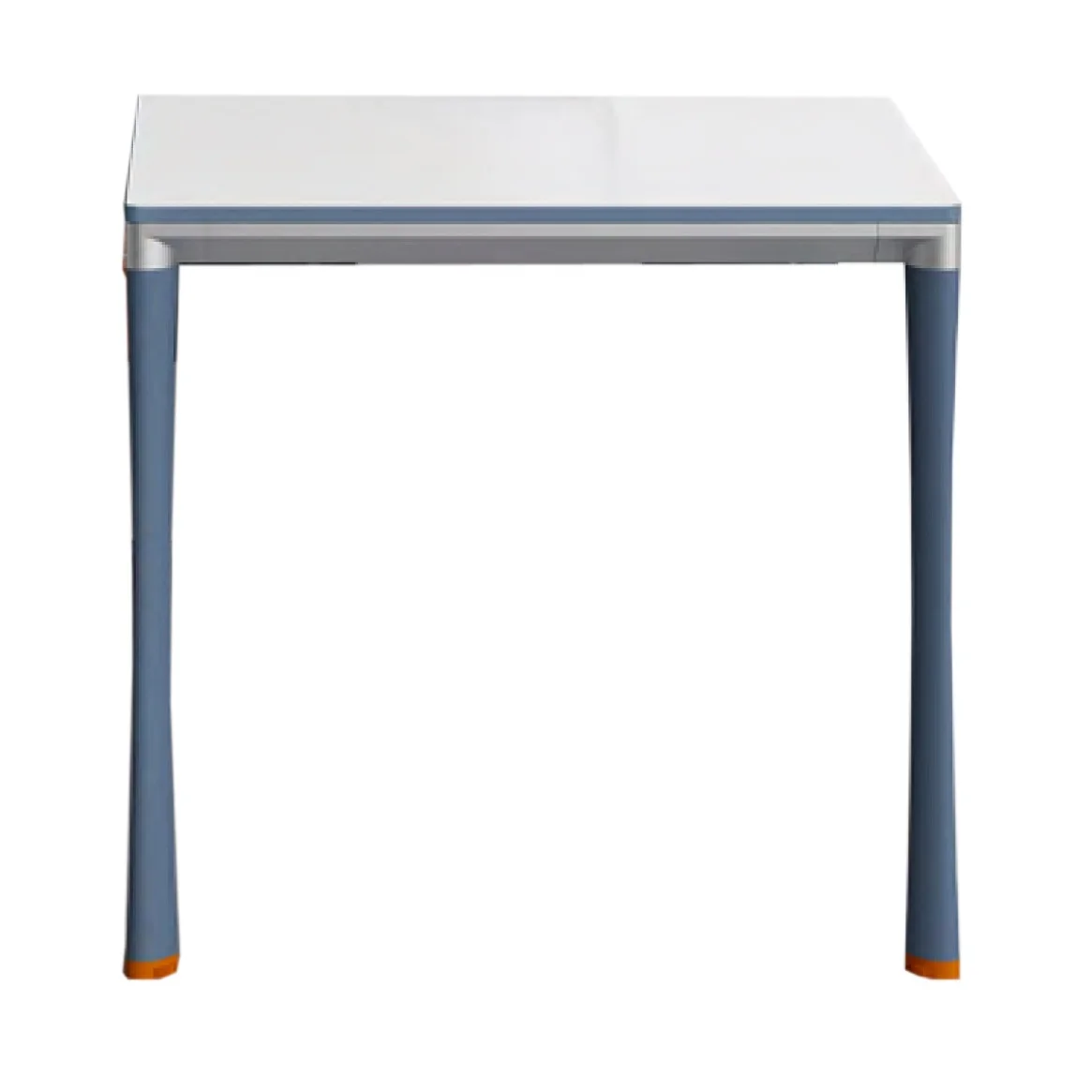 Office furniture 4person bureau square talking table OEM&ODM  conference meeting table with metal legs