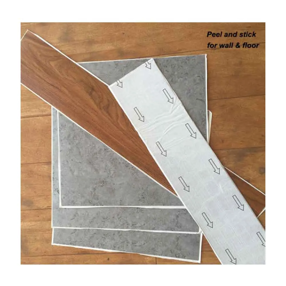 Waterproof Dry Vinyl Waterproof LVT Floor Sticker Glue Flexible Dry Back Vinyl Plank LVT Flooring Luxury Vinyl Floor