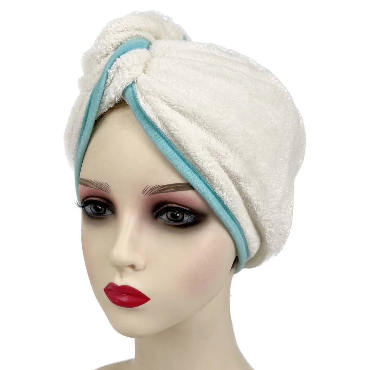 High Quality Thick Microfiber Coral Fleece Hair Turban Suitable for Drying Long Hair