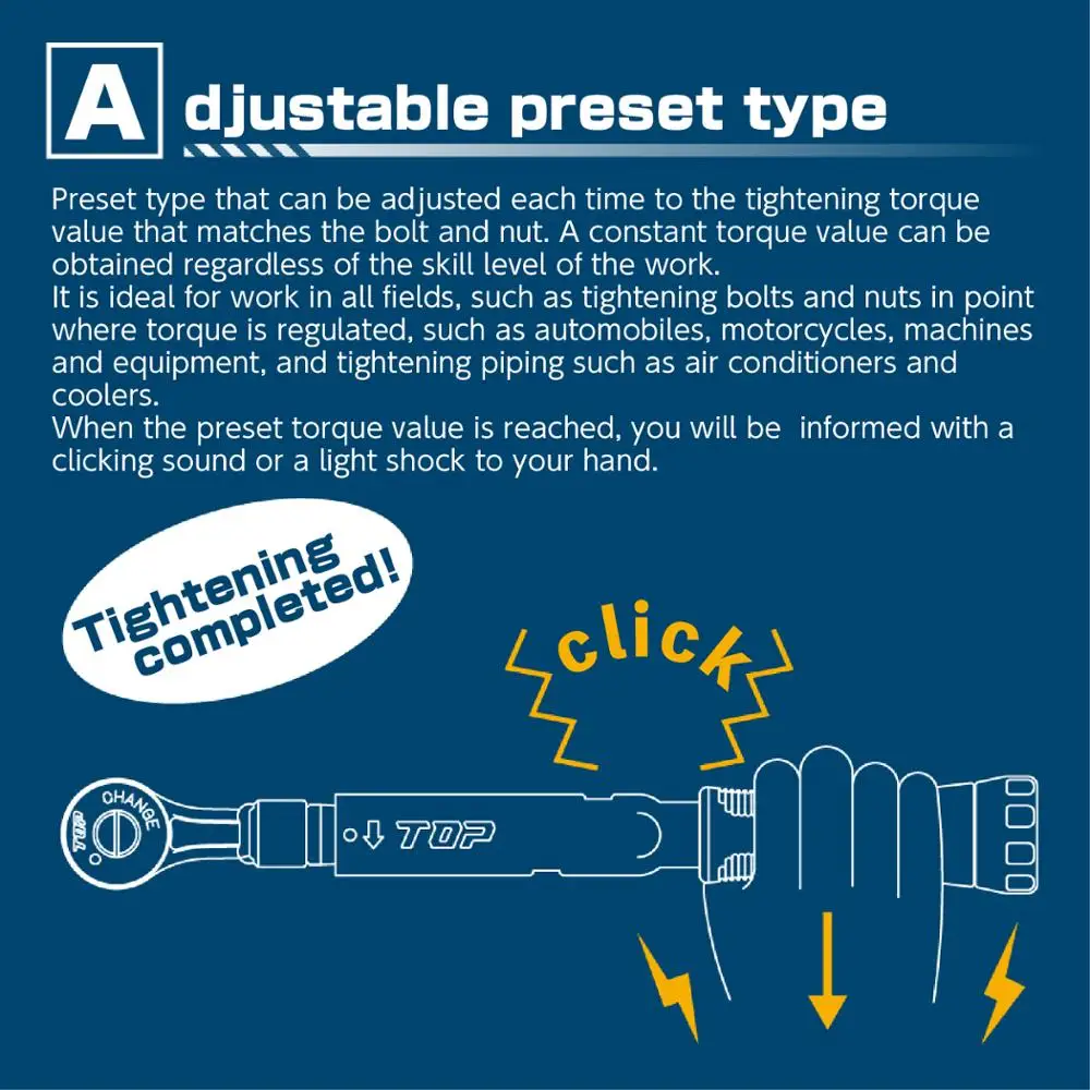 
Japan high quality easy grasp bicycle torque wrench adjustable 